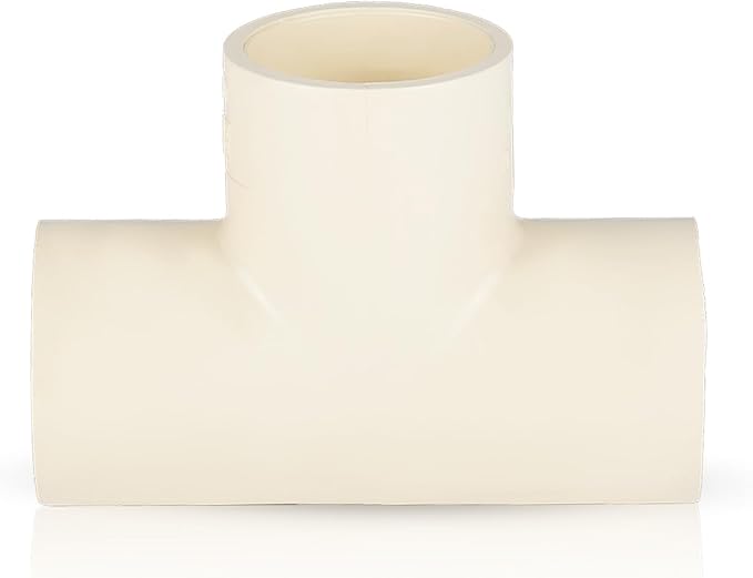 100-PACK EFIELD CPVC Tee Fittings,1" CPVC-CTS Slip Tee for Hot and Cold Water Pressure Distribution Systems,(CPVC022-100PCS)