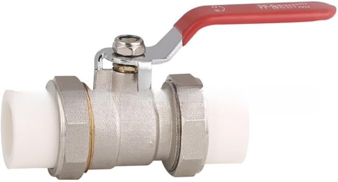 High Flow Brass Ball Valve With DN20 Full Port And PPR Union Connection For Use In Demanding Plumbing Applications