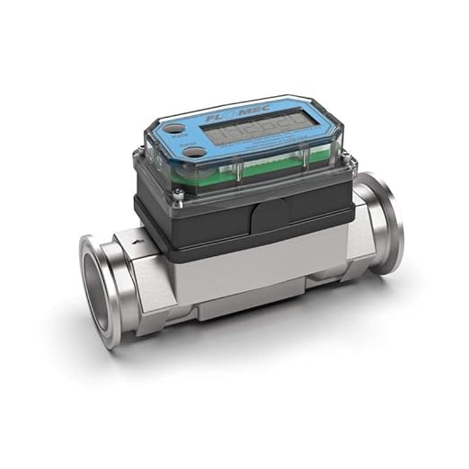 G2 Series High-Temp Turbine Flow Meter, 1 Inch Pipe Size, 1-1/2 Inch Tri-Clamp Fitting (G2S10TH9GMX)