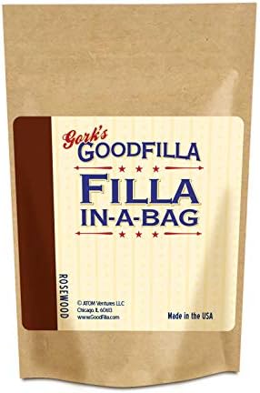 GoodFIlla Rosewood, 12 oz, Wood and Grain Filler powder, Stainable, Paintable, Sandable, Versatile | Zero Waste