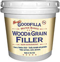 Water-Based Wood & Grain Filler (Trowel Ready) - White Oak - 1 Quart By Goodfilla | Replace Every Filler & Putty | Repairs, Finishes & Patches | Paintable, Stainable, Sandable & Quick Drying