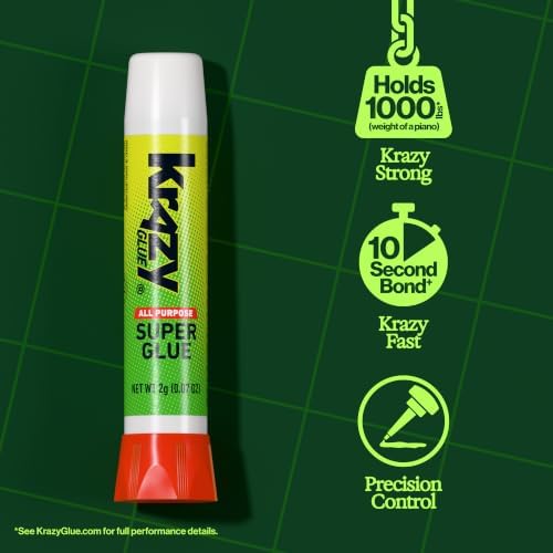 Krazy Glue All Purpose Instant Superglue, 2 g