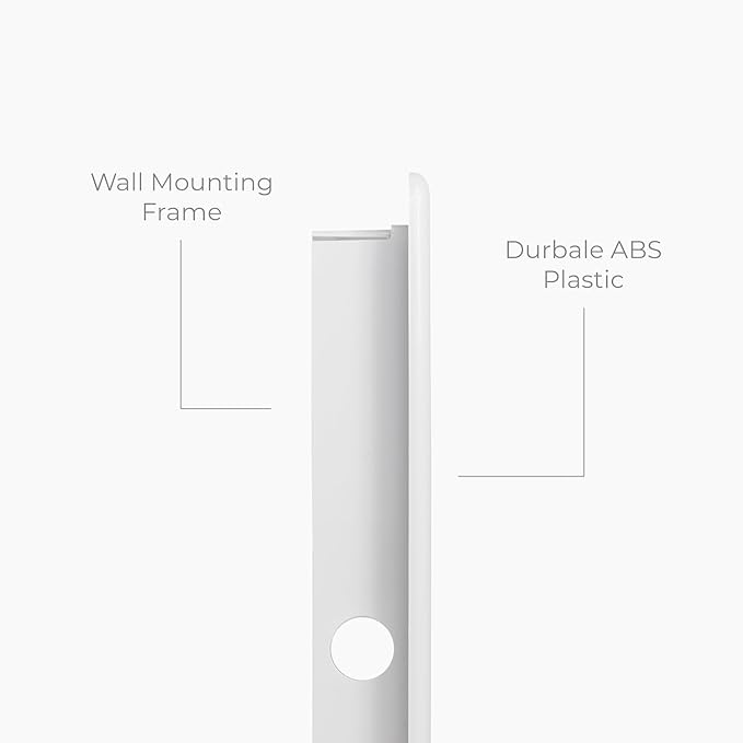 8x8 Inch White Access Panel – ABS Plastic Square Wall & Ceiling Access Door for Plumbing Electrical HVAC – Easy Install Indoor Panel for Drywall Home Improvement and Maintenance