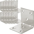 20PCS L Brackets Corner Bracket 1.5"x1.5"x1.5", Heavy Duty Corner Brace for Wood, Right Angle Brackets, 40MM 1.5Inch Wide 90 Degree Bracket for Wooden Frame Furniture Shelves Chairs