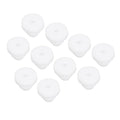 MECCANIXITY 20Pcs Snap Rubber Grommet Plug Mount Dia 5mm ID 2.5mm Narrow Groove Width 1.5mm Seal Anti-Scratch for Electrical Box Cable Pipes White