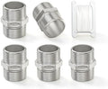 TAISHER 5PCS 316L Hex Nipple, Pipe Fitting 3/4" Male NPT