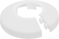 uxcell Escutcheon Plate, 1Pcs 20mm - Fit 0.78" Outer Diameter Split Pipe Flange Water Pipe Cover Collar Decoration, PP Plastic Plumbing Cover Plates (White)