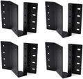 4 Pack 2x6 Skewed Right 45 Degree Joist Hanger
