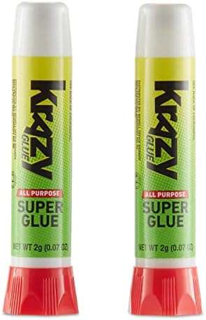 Krazy Glue All Purpose Instant Superglue, 2 g, (6 x 2 Packs)