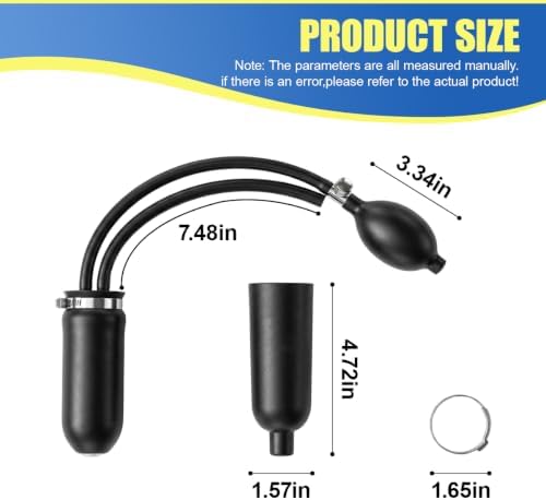 Universal Easy Intake Adapter, Auto Smoke Machine Inflatable Bladder