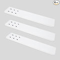 Countertop Support Bracket 3 Pack 14" Lx 2.5" W Hidden White Knee Wall Support Countertop Bracket 3/8" Thick Heavy Duty for Quartz/Granite/Wood/Concret Countertops Screws Included