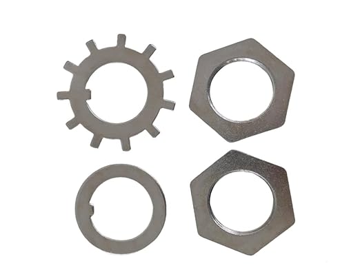 Replacement 1-1/2" Trailer Spindle Washer Nut Kit K71-367-00 Fits Dexter 9K 10K GD Round Spindle End Axle