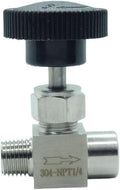 1 Piece Stainless Steel 304 Instrument Gas Needle Valve 1/4" NPT Male x 1/4 NPT Female