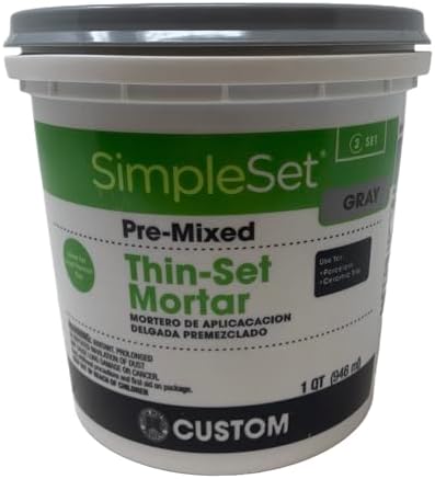 CUSTOM BLDG PRODUCTS TAGAQT Quart Premixed Adhesive/Grout