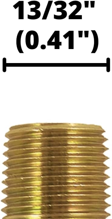 1/8" NPTF Brass Countersunk Internal Hex Head Male Pipe Thread Plug Fitting | 33155-02 (5-PACK)