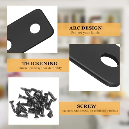 Zorfeter Black T-Shape Corner Brackets, 50x50mm/2 x2, 20 Pcs