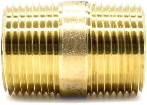 Replacement 3/8 Inch x Close Brass Nipple for Thrifco Plumbing 9319082