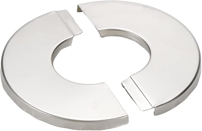 Wall Split Flange, Stainless Steel Round Escutcheon Plate for 1.06"/27mm Diameter Pipe, Pack of 4