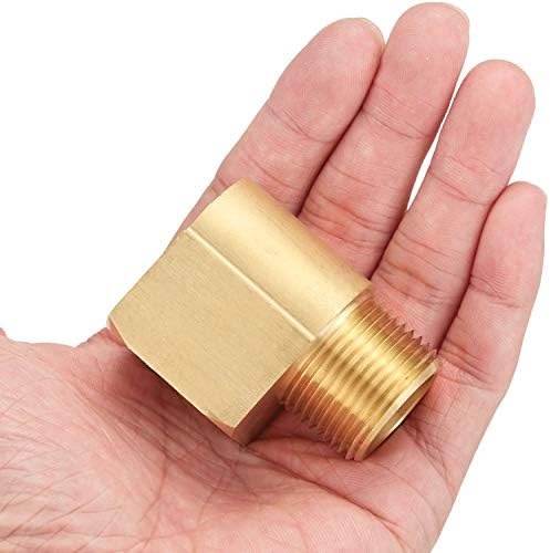 1 Pack Brass Pipe Fitting 90 Degree Elbow 3/4" NPT Male x 3/4" NPT Female