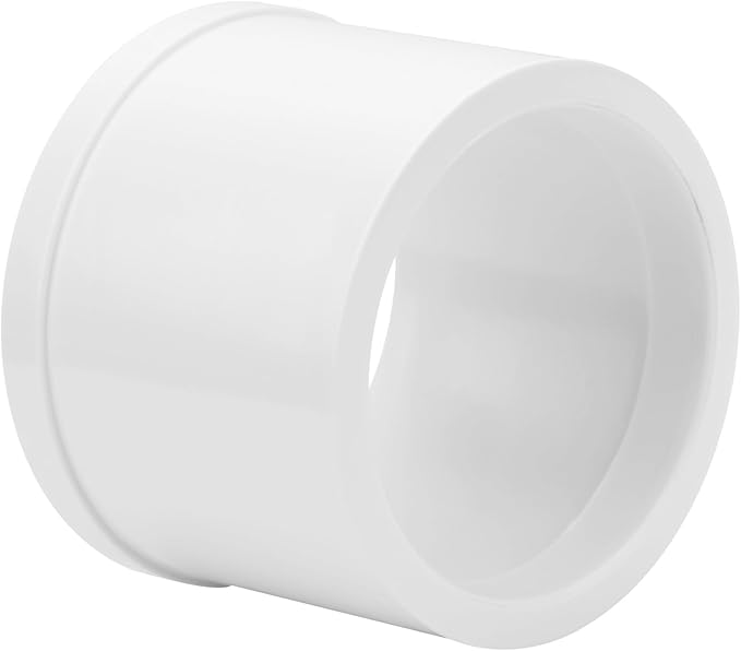 10Pack 1-1/2"x 1-1/4" PVC DWV Reducing Bush Adapter Pipe Fitting SCH40 PVC Reducer Bushing (Socket x Socket) PVC Pipe Reducing Bushing Fitting for Home Sewer Plumbing