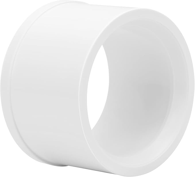 6Pack 2"x 1-1/2" PVC DWV Reducing Bush Adapter Pipe Fitting SCH40 PVC Reducer Bushing (Socket x Socket) PVC Pipe Reducing Bushing Fitting for Home Sewer Plumbing
