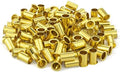 GASHER 100PCS Brass Compression Fitting, Brass Compression Insert Tube Support 1/2" Tube OD