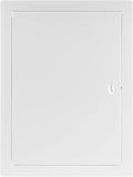10 x 14 Inch White Rectangular Metal Plumbing Access Panel - Indoor Wall Access Door for HVAC, Wall, Ceiling, and Drywall with Panel - Opening Box Door Cover - Easy to Install
