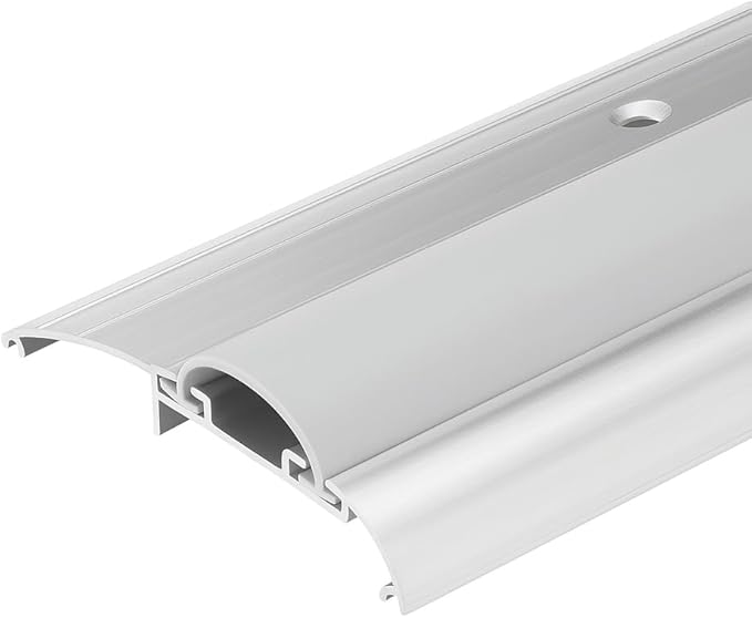 3 FT Aluminum Threshold with Vinyl Seal – 36" Long x 3-1/4" Wide x 7/8" High | Heavy-Duty Door Sill for Gaps 5/8" to 3/4" | Includes Screws | Made in USA | Randall Mfg V-4