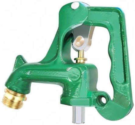 Frost Proof Yard Hydrant Head Assembly,Adapt to 3/8"-16 UNC Male Nut Rod with 1" NPT Male Thread Pipe,Frost Free Outdoor Faucet Freeze Proof Hydrant Head for Yard Farm Irrigation,Connect 3/4" Hose