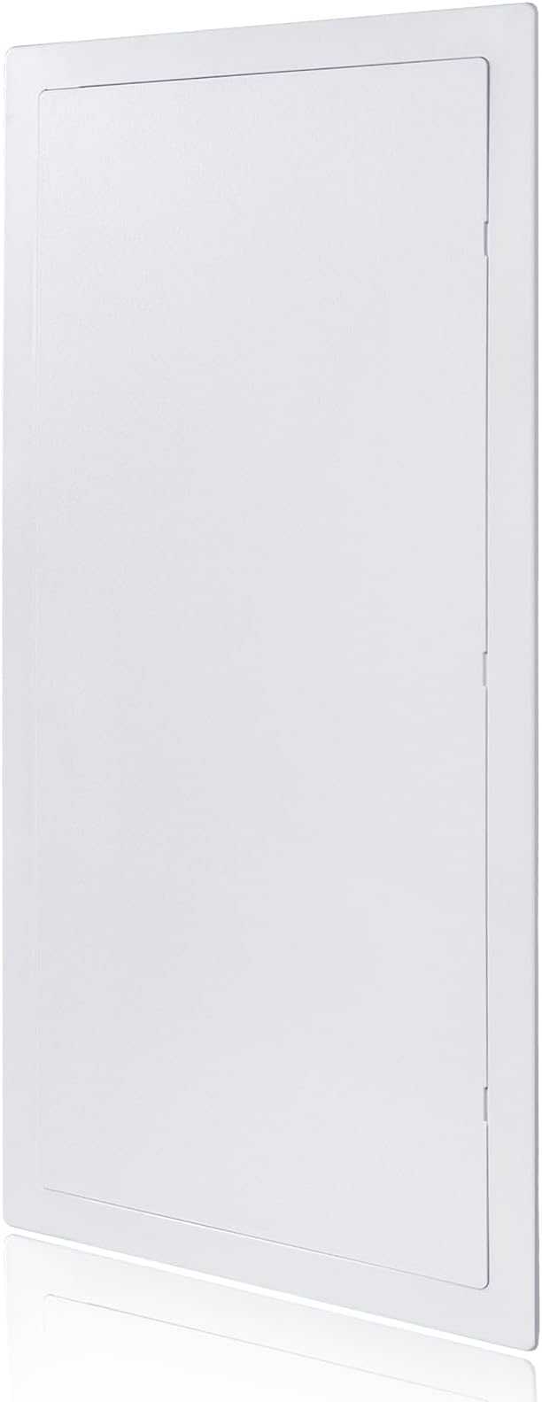 Donext Access Plumbing Panel for Drywall Ceiling, 14x29 in Plastic Access Door, Wall Hole Cover Plate for Plumbing & Electrical & Wiring, White
