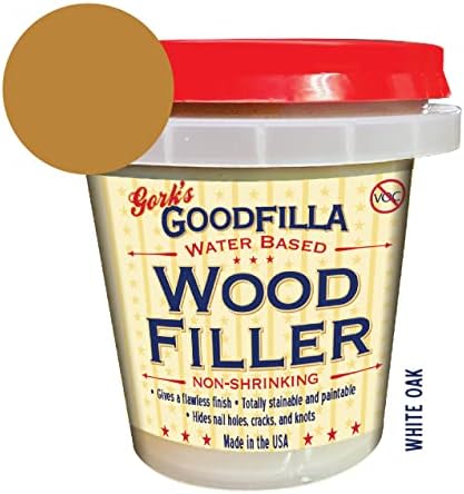 Goodfilla Wood and Grain Filler, White Oak, 8 oz