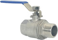 VARMHUS Full Port Ball Valve S304 Stainless Steel 304 Heavy Duty for Water, Oil, and Gas,1000WOG (1")