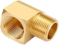 1 Pack Brass Pipe Fitting 90 Degree Elbow 3/4" NPT Male x 3/4" NPT Female
