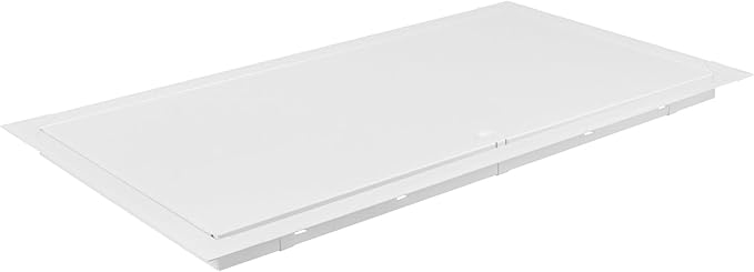 12x24 Inch White Access Panel – Metal Rectangular Wall & Ceiling Access Door for Plumbing Electrical HVAC – Easy Install Indoor Panel for Drywall Home Improvement and Maintenance