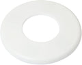 2PCS 51mm Self Adhesive ABS Wall Hole Cover Plate Pipe Penetration Hole Concealer Split Flange Pipe Guard Ring Fits All Household Pipes Angle Valves and Faucets White