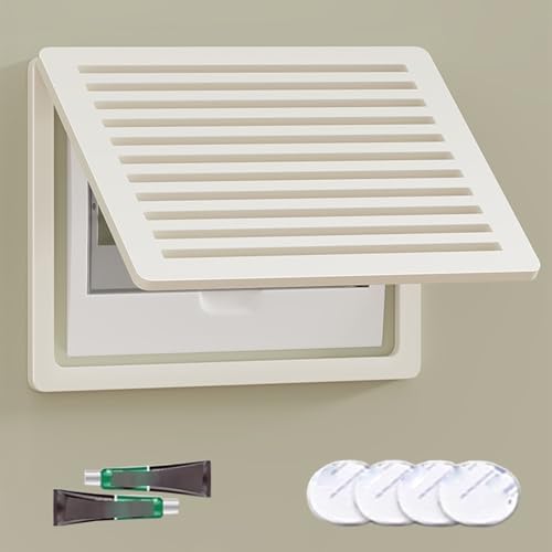 Electric Meter Decorative Cover ， Easy Mounting Electrical Box Lid for Home, Office, Hotel Entry Switch Boxes, Fits Hid Fuse Switches