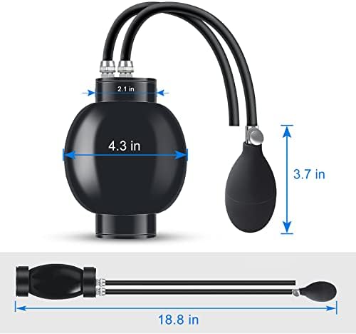 Universal Quick Intake Adapter with Heavy-Duty Sealed Expandable Bladder