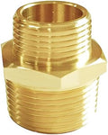 Joywayus 1 Pack Brass 1" NPT Male to 3/4" NPT Male Pipe Fitting Adapter