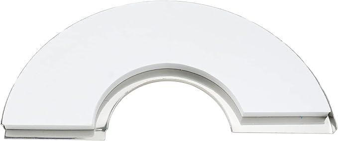 Wall Split Flange, Stainless Steel Round Escutcheon Plate for 2"/51mm Diameter Pipe, Pack of 2
