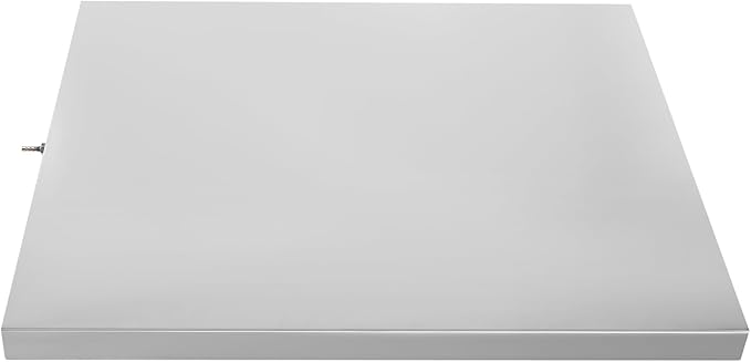 27" x 25" x 1.5" Washing Machine Drain Pan, Heavy Duty 304 Stainless Steel, Protects Floors from Leaks, Compact Washer Drip Tray with Drain Hole, for Dishwashers Refrigerators Water Heaters
