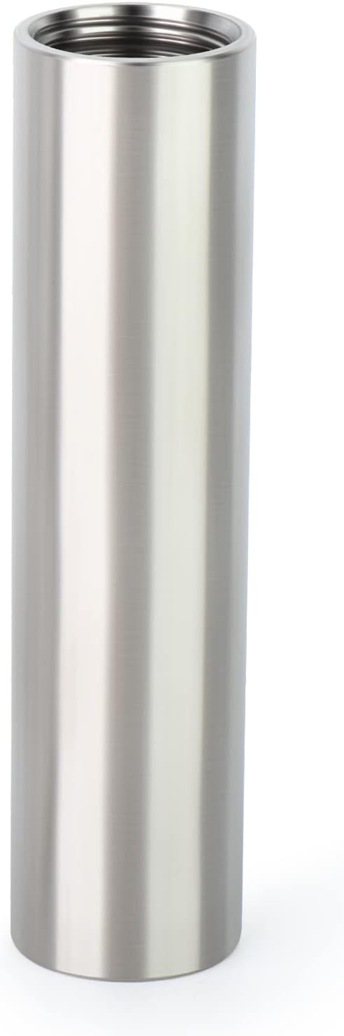 TAISHER 2PCS Stainless Steel Pipe Fittings, 1" NPT x 1" NPT Female Threaded, 4" Length Nipple Cast Pipe