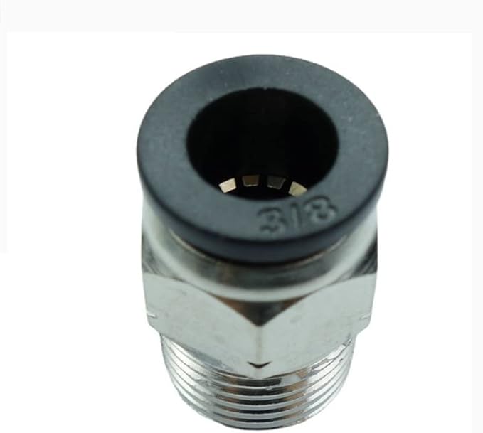 CDQBWQDJT 10 Pcs Pneumation Fitting 3/8" Tube OD Push To Connect X 3/8 NPT Pipe Male Connector