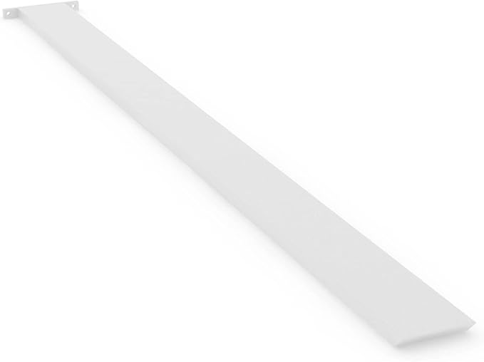 IRONSUPPORTS.COM Iron Supports Hidden Island Countertop Support Bracket - Heavy Duty Brackets for Granite Countertops Steel Kitchen (White 40 Inch)