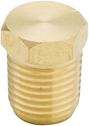 MeiChi 64pcs Brass Pipe Fitting Assortment Kits Hex Head Plug + Reducing NPT Adapter + Reducer Bushing + Hex Nipple + Hex Coupling for 1200 PSI