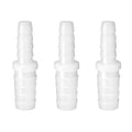 Quickun Plastic Hose Barb Reducer Fitting 5/16" to 1/4" Barbed Reducing Union Adapter Splicer Mender Joint Fitting (Pack of 3)