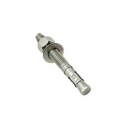 Premium 316 Stainless Steel Wedge Anchor, 3/4"-10 X 12 – Heavy Duty Corrosion Resistant Fastener for Concrete and Masonry Applications 10 Pack