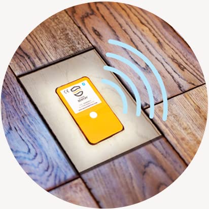 Floor Sentry by Wagner Meters - Smart Embedded Wood Floor Sensor – Moisture and Temperature Monitoring for Long-Term Floor Health