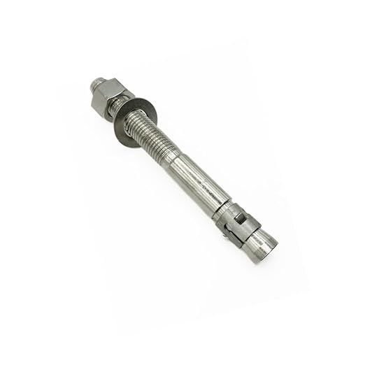 Wedge Anchors – Heavy-Duty 304 Stainless Steel Expansion Bolts for Concrete & Masonry, Rust-Resistant & Durable - 1" X 9" - 10 Pack