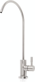 Besdor Drinking Water Faucet, Filtered Water RO Reverse Osmosis Faucet for Kitchen Sink, Non-Air Gap Lead-Free, 304 Stainless Steel, Brushed Nickel, WF2