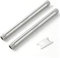 TAISHER 2Pcs Thickened Nipple Cast Pipe 1/2" NPT Male, 8" Length